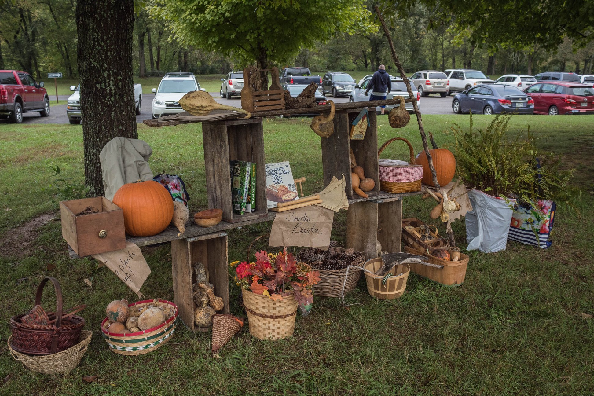 Beautiful display for the fall Middle Tennessee Plant Swap