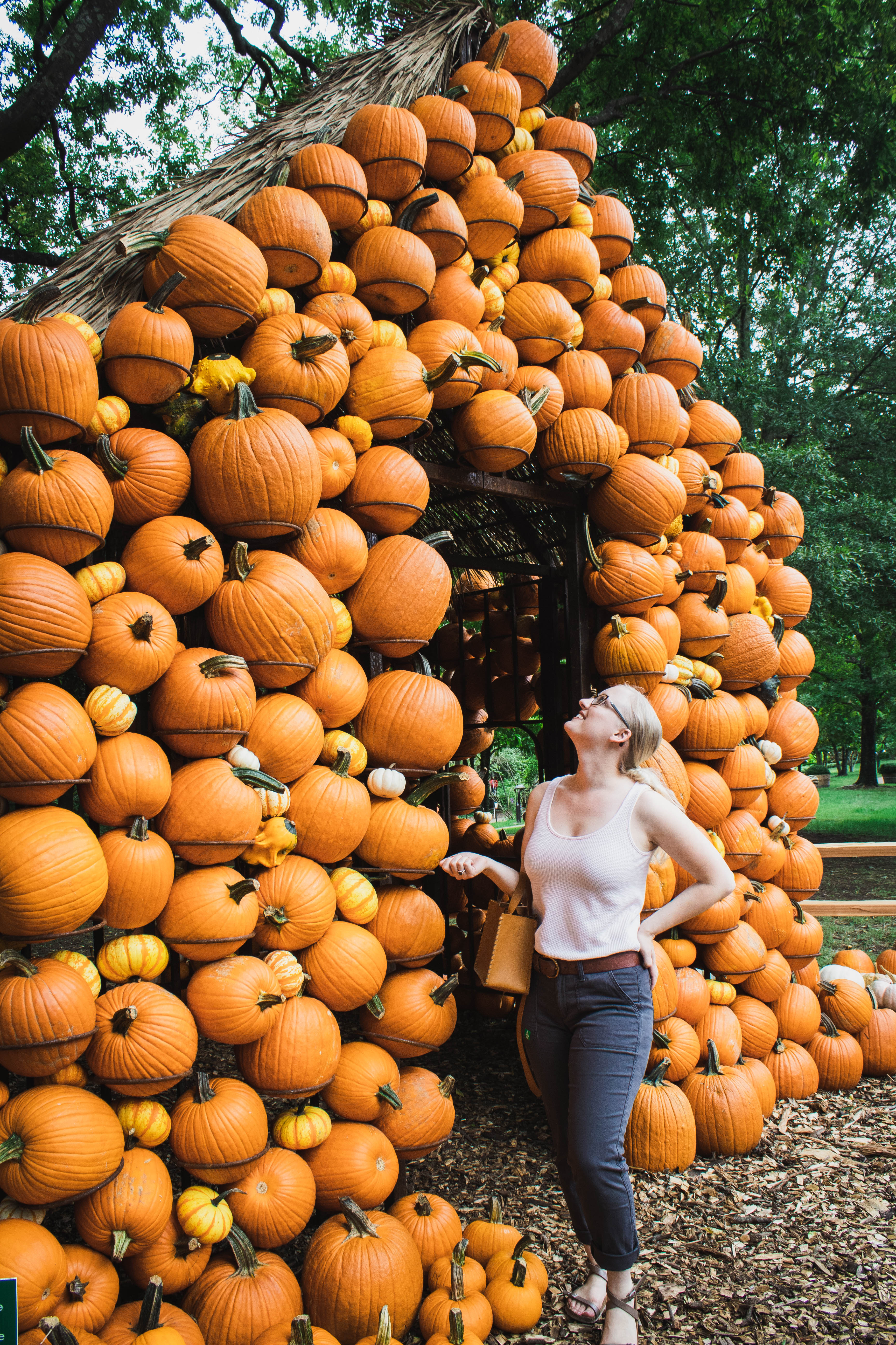 Pumpkin house at Cheekwood Harvest